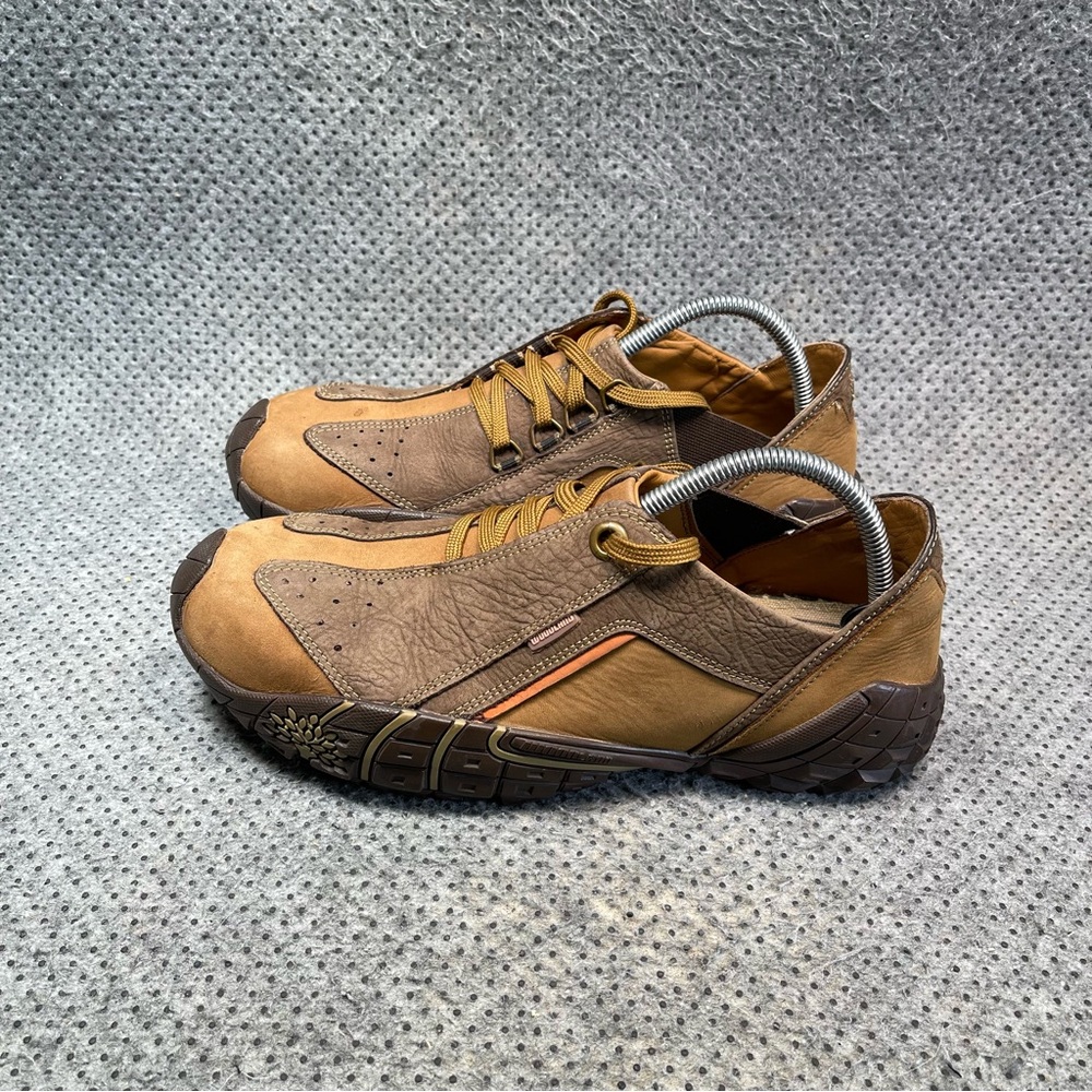 Woodland Brown Tan Leather Hiking Shoes Size 9 Men’s